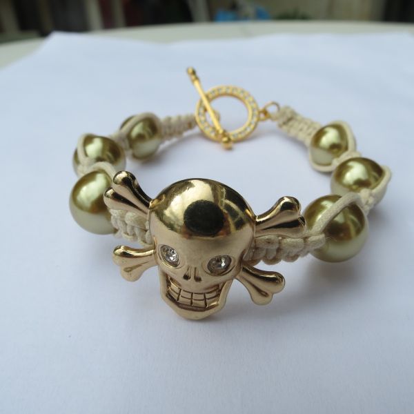 Pulseira Shamballa Funny Skull