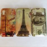 Case celular Samsung Galaxy Ace Dollar,Torre Eiffel,Big Beng